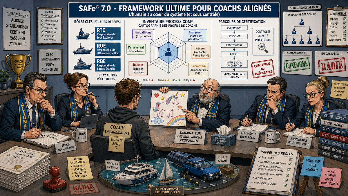 SAFe 7.0 : les coachs de profil Process Com 'Rebelle' seront désormais interdits d'exercer